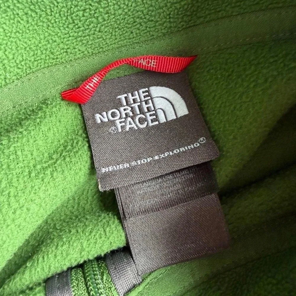 Vintage The North Face green quarter zip fleece